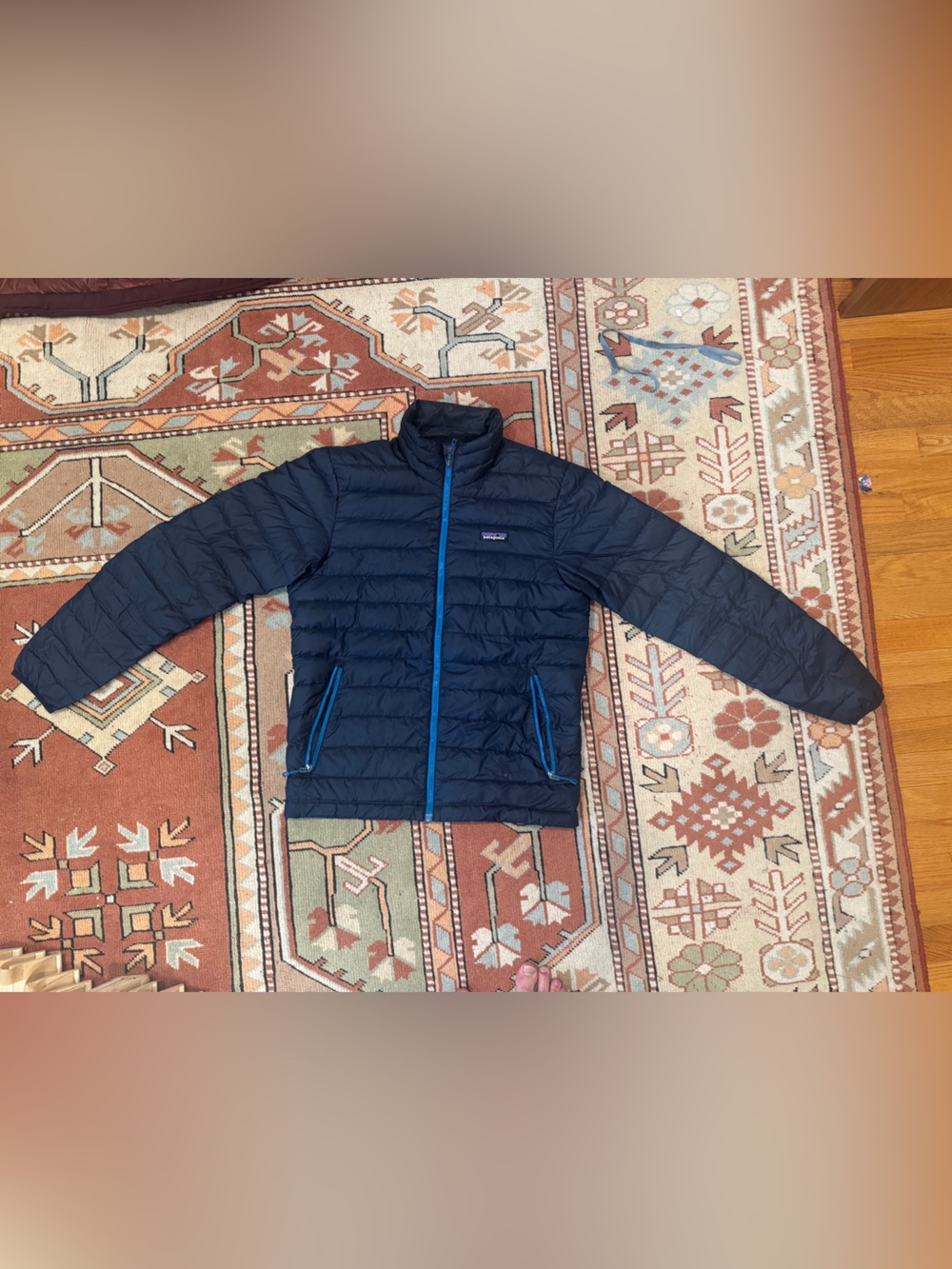 Blue Patagonia Down Sweater